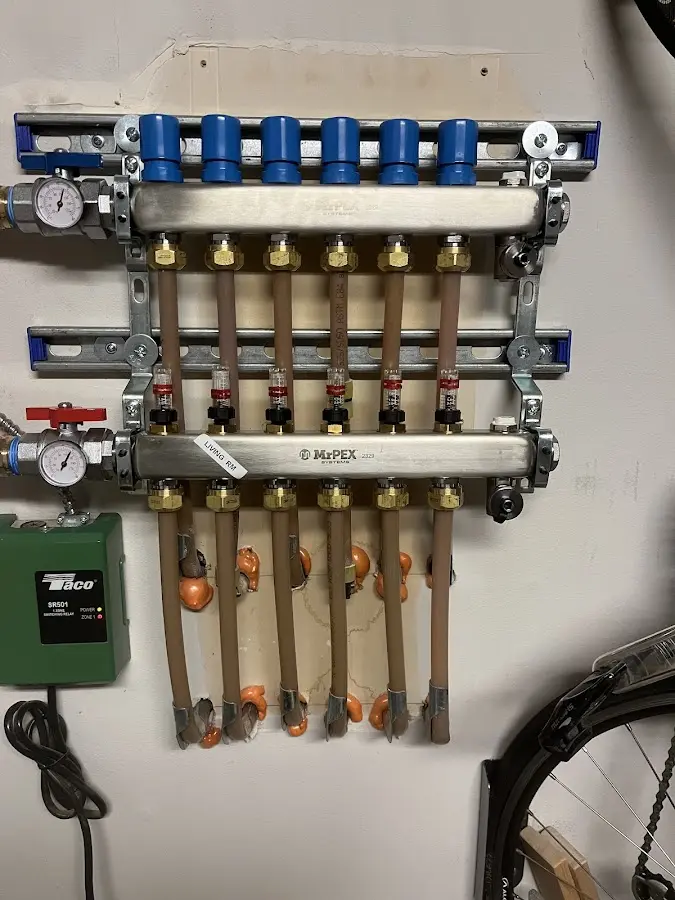 Plumber performing Leak Detection at a residential property in Hutto